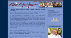Desktop Screenshot of newlifespirit.com